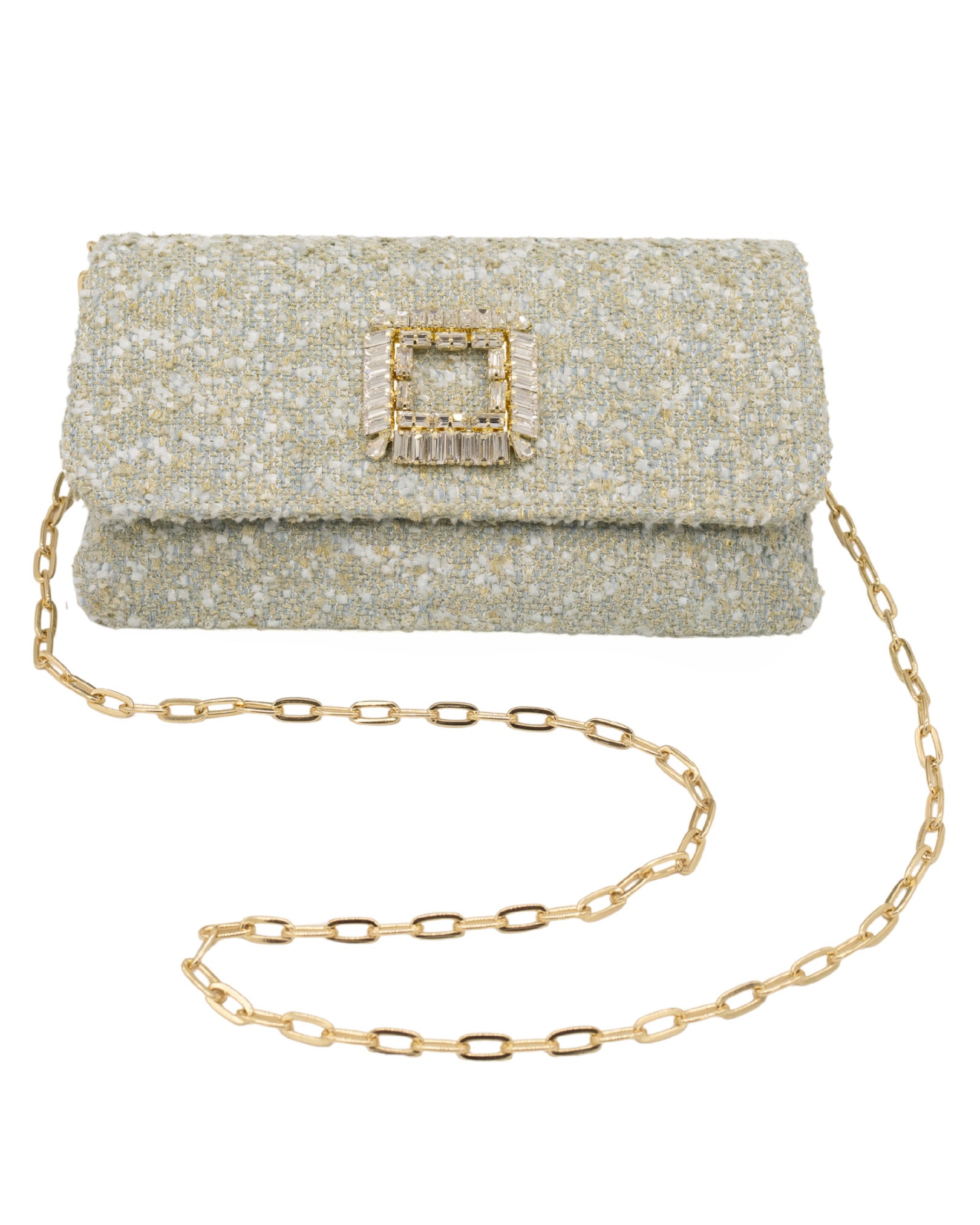 Xeno Tweed Clutch