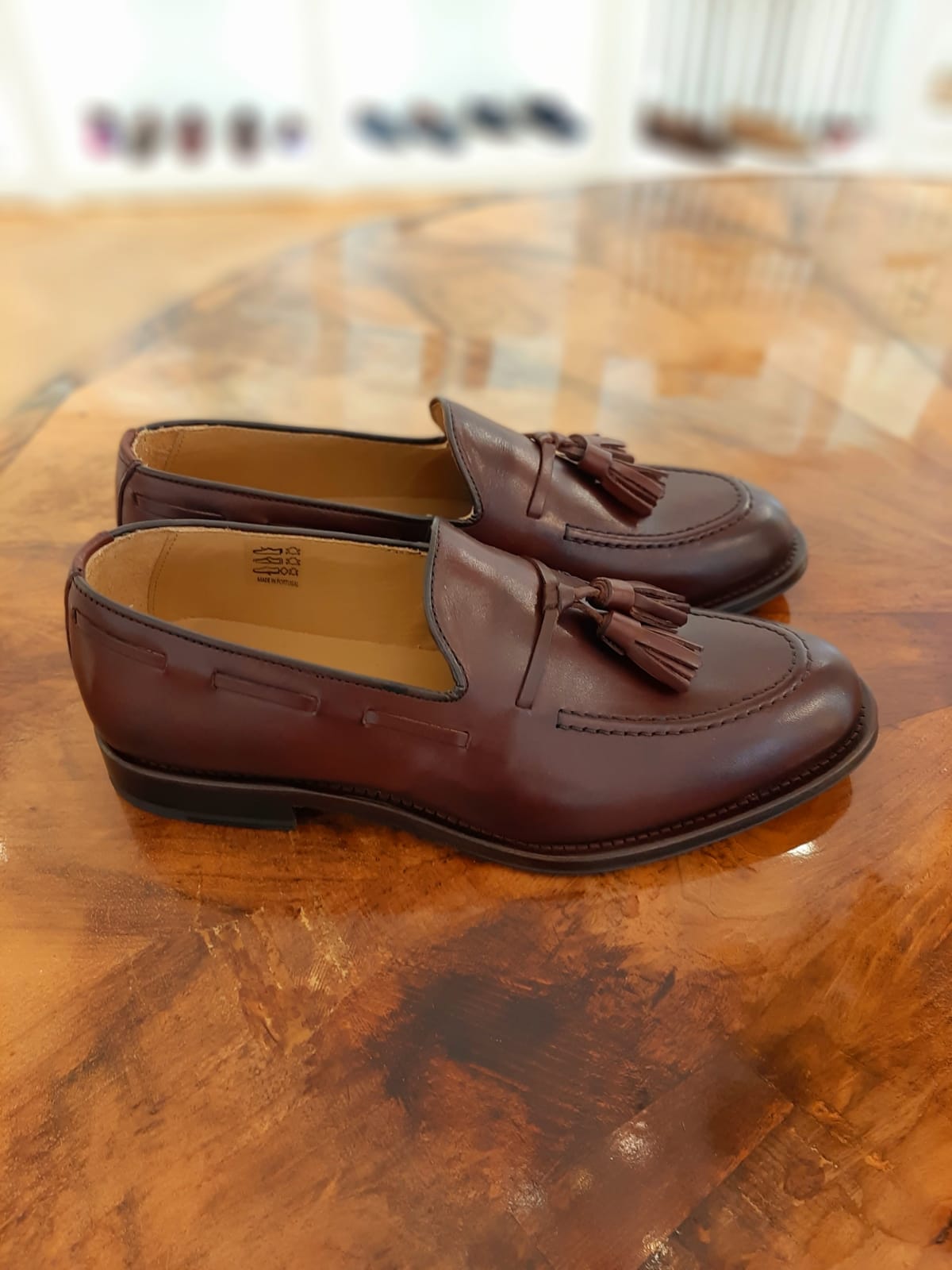 MEN Tassel Loafer Bordo