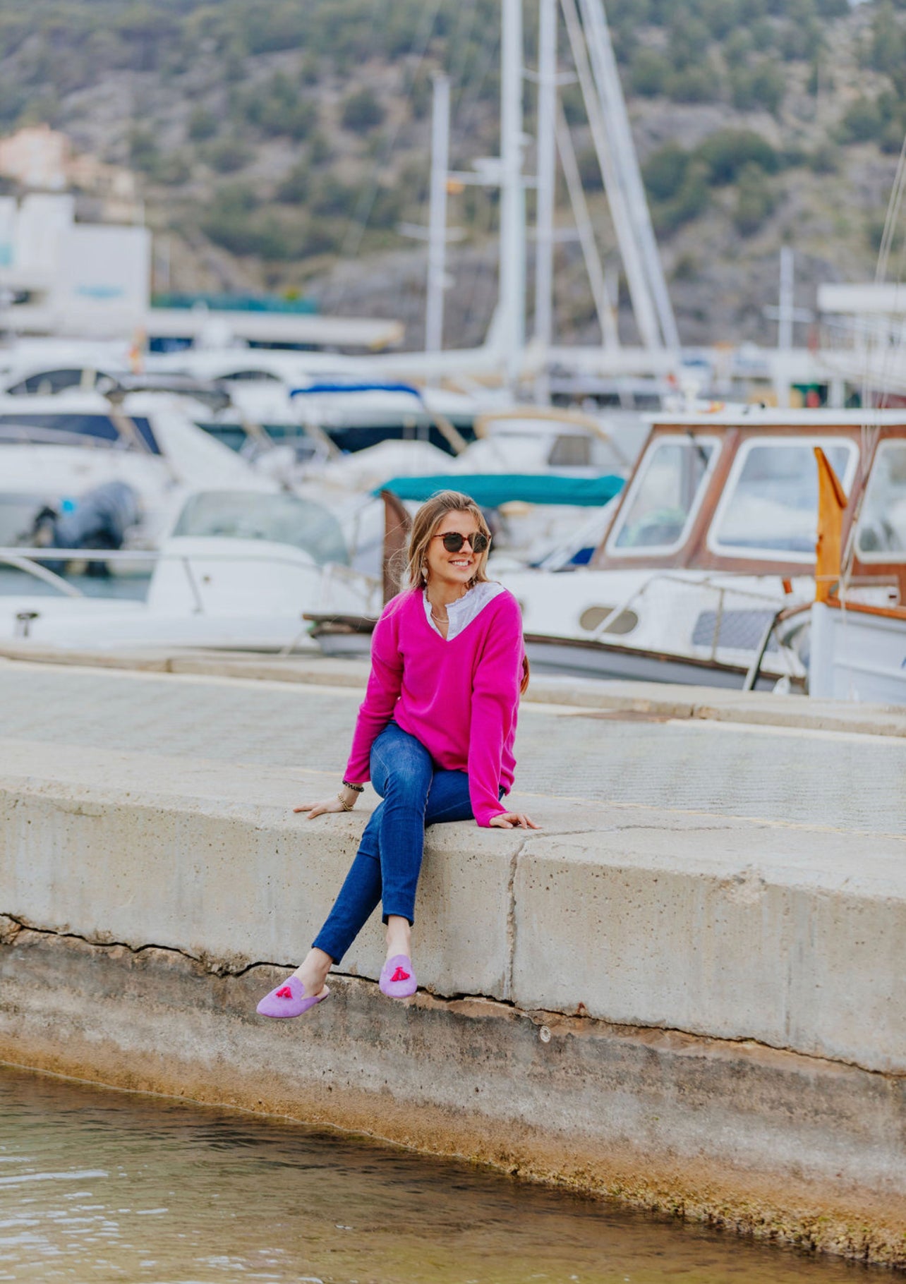 Mules Periwinkle - Fuxia
